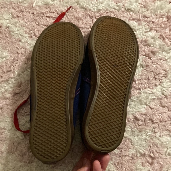 Navy blue vans lace up sneakers - Picture 3 of 6